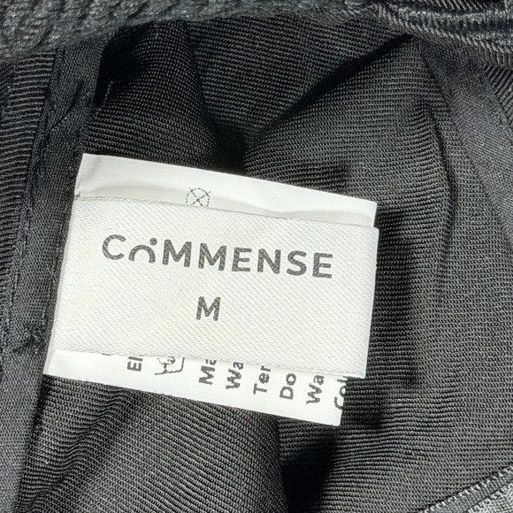 Commense Black Circle Applique Laser Cut Midi Skirt Whimsigoth Womens M Modern - Picture 4 of 12